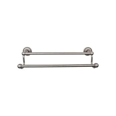 Top Knobs Edwardian Bath Towel Bar Double - Rope Backplate