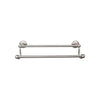 Top Knobs Edwardian Bath Towel Bar Double - Plain Backplate