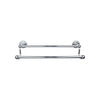 Top Knobs Edwardian Bath Towel Bar Double - Rope Backplate