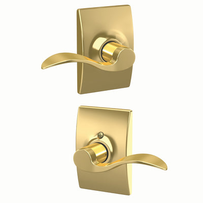 Schlage Accent Lever Hall & Closet Lock Century Trim