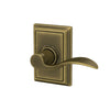 Schlage Accent Lever Hall & Closet Lock Addison Trim