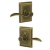 Schlage Accent Lever Hall & Closet Lock Addison Trim