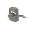 Schlage Accent Lever Hall & Closet Lock Greenwich Trim