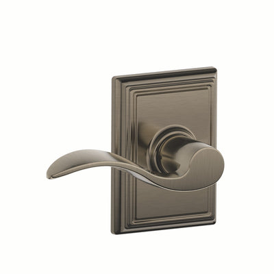 Schlage Accent Lever Hall & Closet Lock Addison Trim