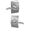 Schlage Accent Lever Hall & Closet Lock Century Trim