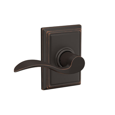 Schlage Accent Lever Hall & Closet Lock Addison Trim