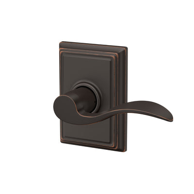 Schlage Accent Lever Hall & Closet Lock Addison Trim