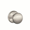 Schlage Andover Knob Hall & Closet Lock Standard Trim