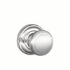 Schlage Andover Knob Hall & Closet Lock Andover Trim