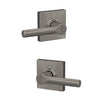 Schlage Broadway Lever Hall & Closet Lock Collins Trim