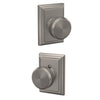 Schlage Bowery Hall & Closet Lock Addison Trim