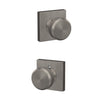 Schlage Bowery Knob Hall & Closet Lock Collins Trim