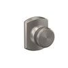 Schlage Bowery Knob Hall & Closet Lock Greenwich Trim