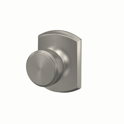 Schlage Bowery Knob Hall & Closet Lock Greenwich Trim