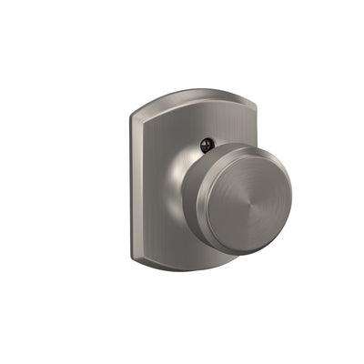 Schlage Bowery Knob Hall & Closet Lock Greenwich Trim