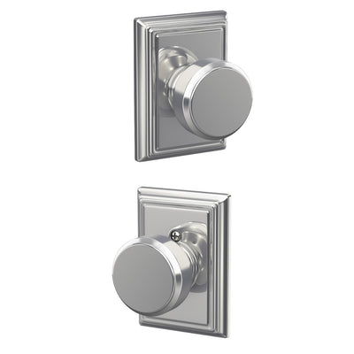 Schlage Bowery Hall & Closet Lock Addison Trim