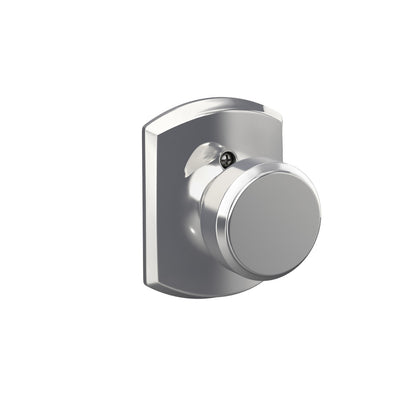 Schlage Bowery Knob Hall & Closet Lock Greenwich Trim