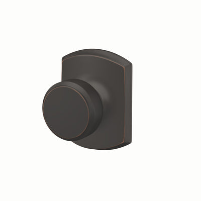 Schlage Bowery Knob Hall & Closet Lock Greenwich Trim