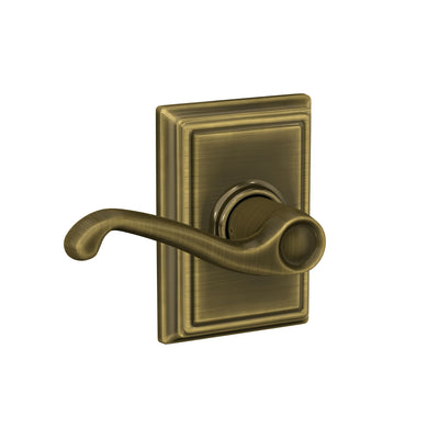 Schlage Flair Lever Hall & Closet Lock Addison Trim