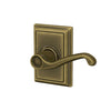 Schlage Flair Lever Hall & Closet Lock Addison Trim