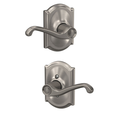 Schlage Flair Lever Hall & closet Lock Camelot Trim