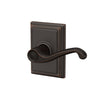 Schlage Flair Lever Hall & Closet Lock Addison Trim