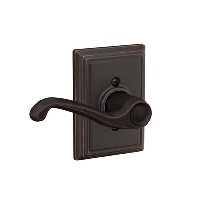 Schlage Flair Lever Hall & Closet Lock Addison Trim