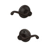 Schlage Flair Lever Hall & Closet Lock Standard Trim