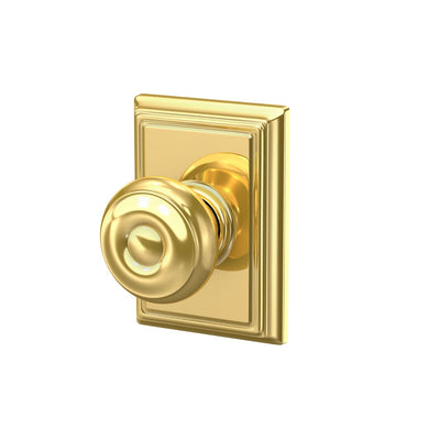 Schlage Georgian Knob Hall & Closet Lock Addison Trim