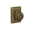 Schlage Georgian Knob Hall & Closet Lock Addison Trim