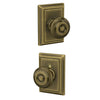 Schlage Georgian Knob Hall & Closet Lock Addison Trim