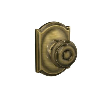 Schlage Georgian Knob Hall & Closet Lock Camelot Trim