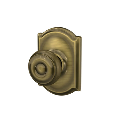 Schlage Georgian Knob Hall & Closet Lock Camelot Trim