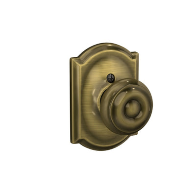 Schlage Georgian Knob Hall & Closet Lock Camelot Trim