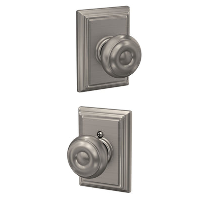 Schlage Georgian Knob Hall & Closet Lock Addison Trim