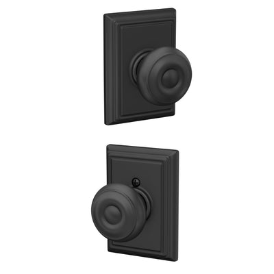 Schlage Georgian Knob Hall & Closet Lock Addison Trim