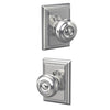 Schlage Georgian Knob Hall & Closet Lock Addison Trim