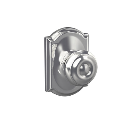 Schlage Georgian Knob Hall & Closet Lock Camelot Trim