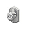 Schlage Georgian Knob Hall & Closet Lock Camelot Trim