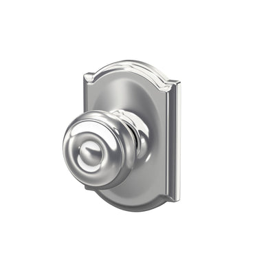 Schlage Georgian Knob Hall & Closet Lock Camelot Trim