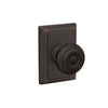 Schlage Georgian Knob Hall & Closet Lock Addison Trim