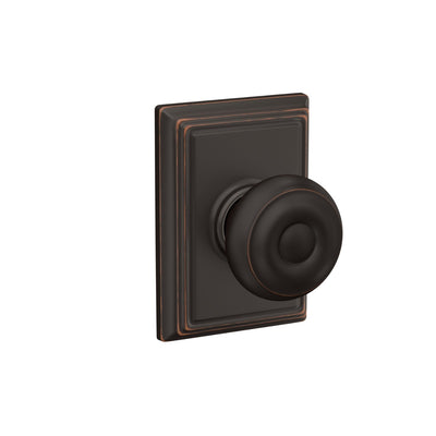 Schlage Georgian Knob Hall & Closet Lock Addison Trim