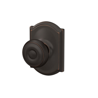 Schlage Georgian Knob Hall & Closet Lock Camelot Trim