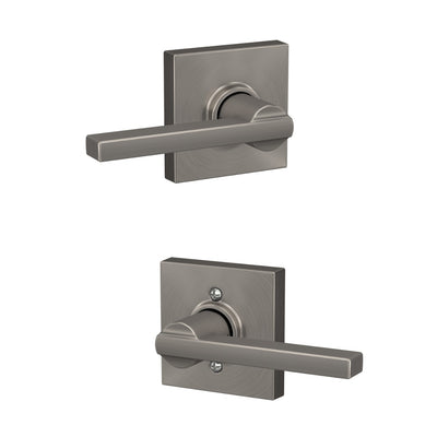 Schlage Latitude Lever Hall & Closet Lock Collins Trim