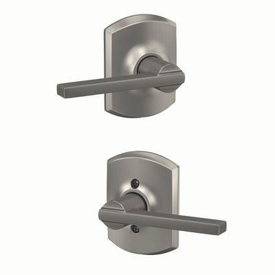 Schlage Latitude Lever Hall & Closet Lock Greenwich Trim