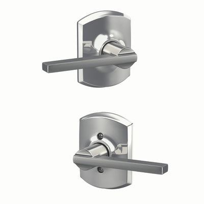 Schlage Latitude Lever Hall & Closet Lock Greenwich Trim