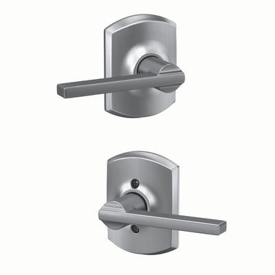 Schlage Latitude Lever Hall & Closet Lock Greenwich Trim