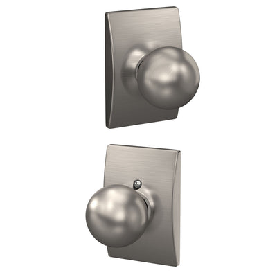 Schlage Orbit Knob Hall & Closet Lock Century Trim