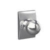 Schlage Orbit Knob Hall & Closet Lock Century Trim