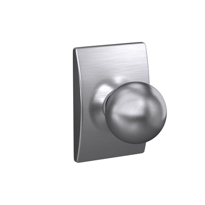 Schlage Orbit Knob Hall & Closet Lock Century Trim